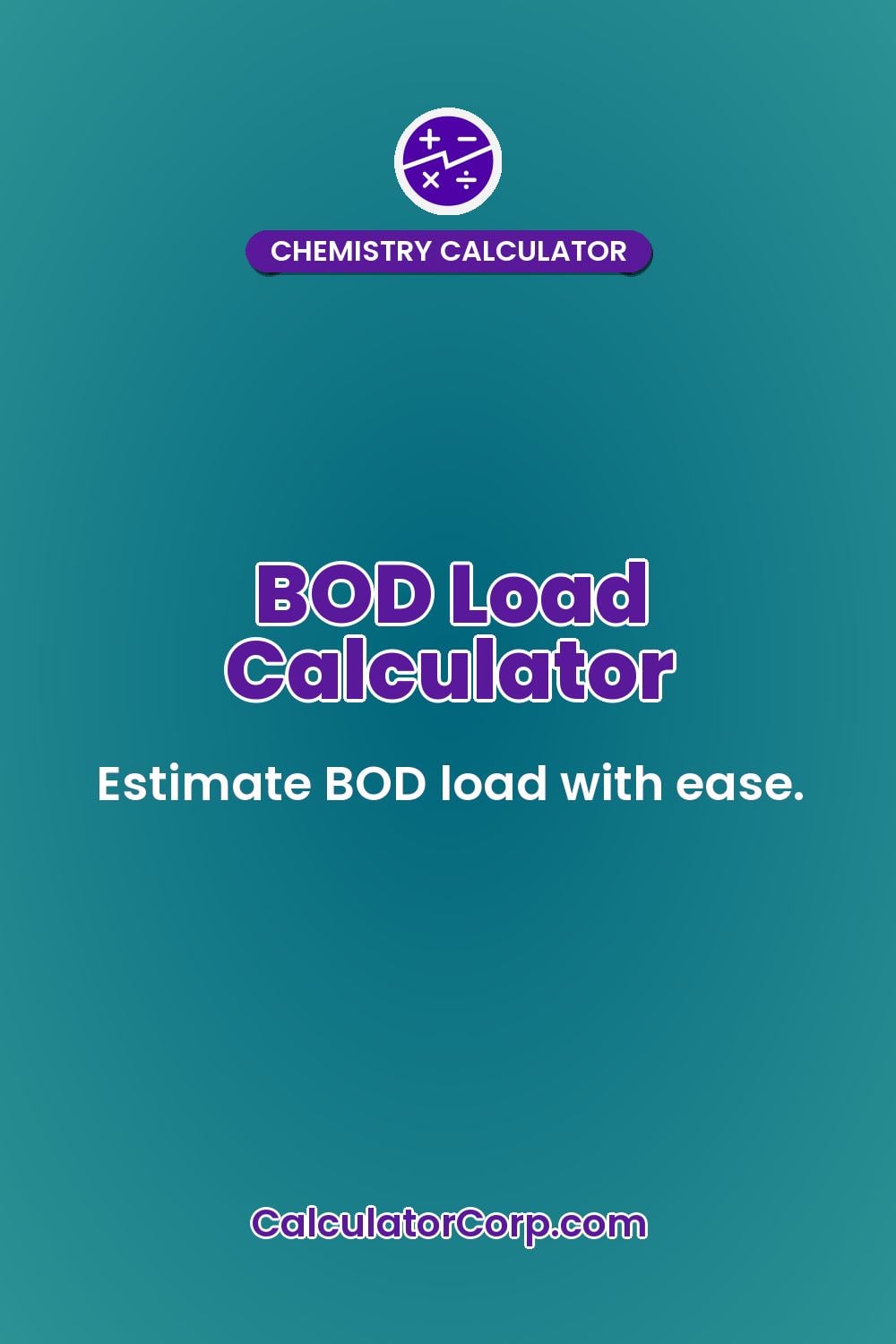 BOD Load Calculator