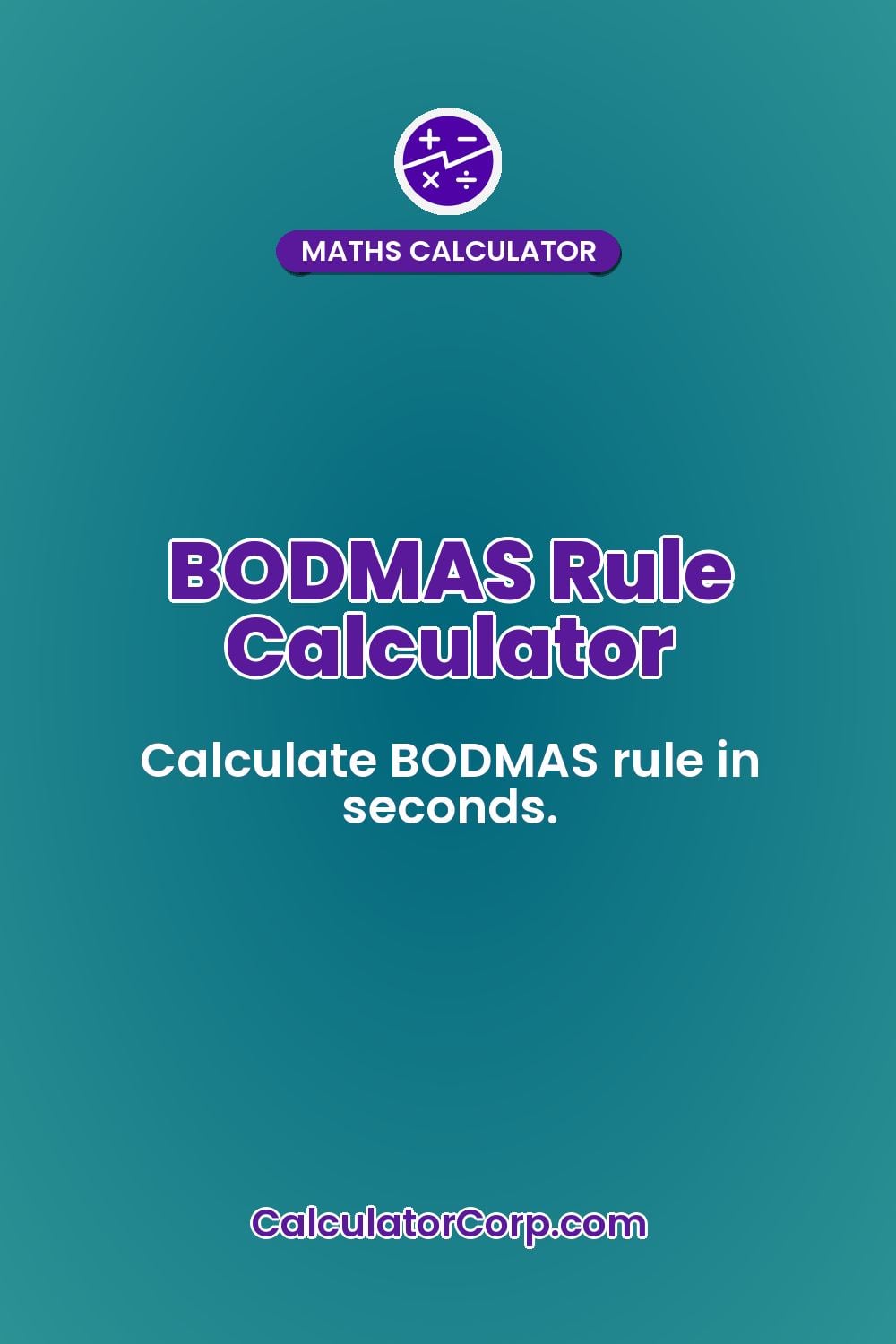 BODMAS Rule Calculator
