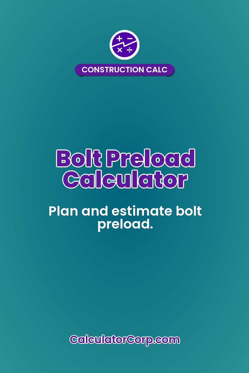Bolt Preload Calculator