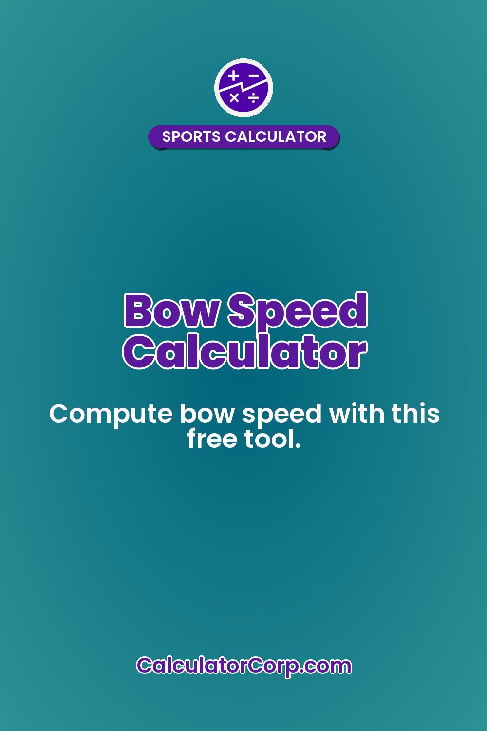 Bow Speed Calculator