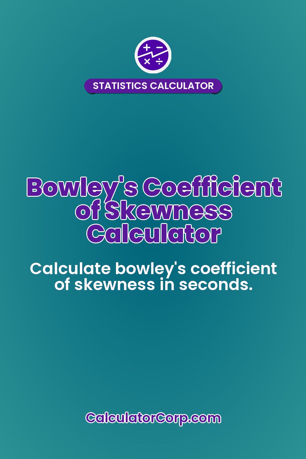 Bowley's Coefficient of Skewness Calculator