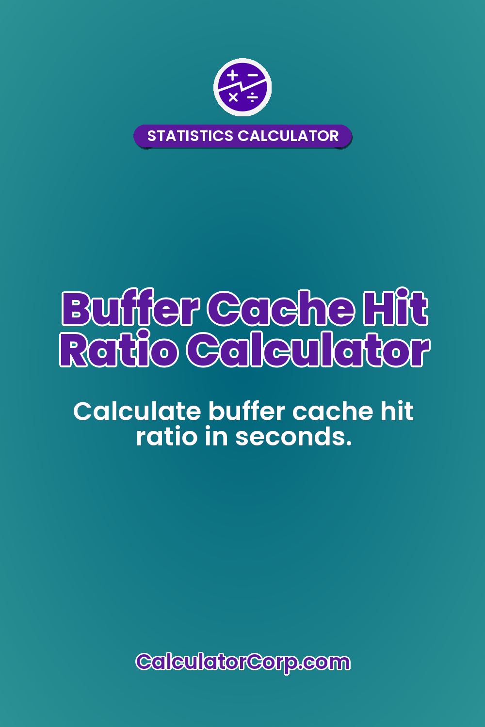 Buffer Cache Hit Ratio Calculator