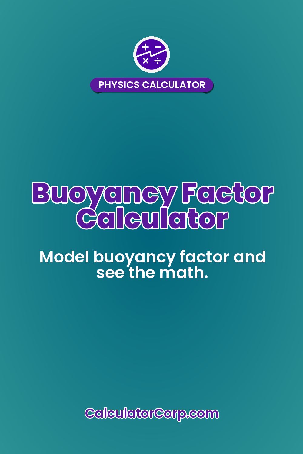 Buoyancy Factor Calculator