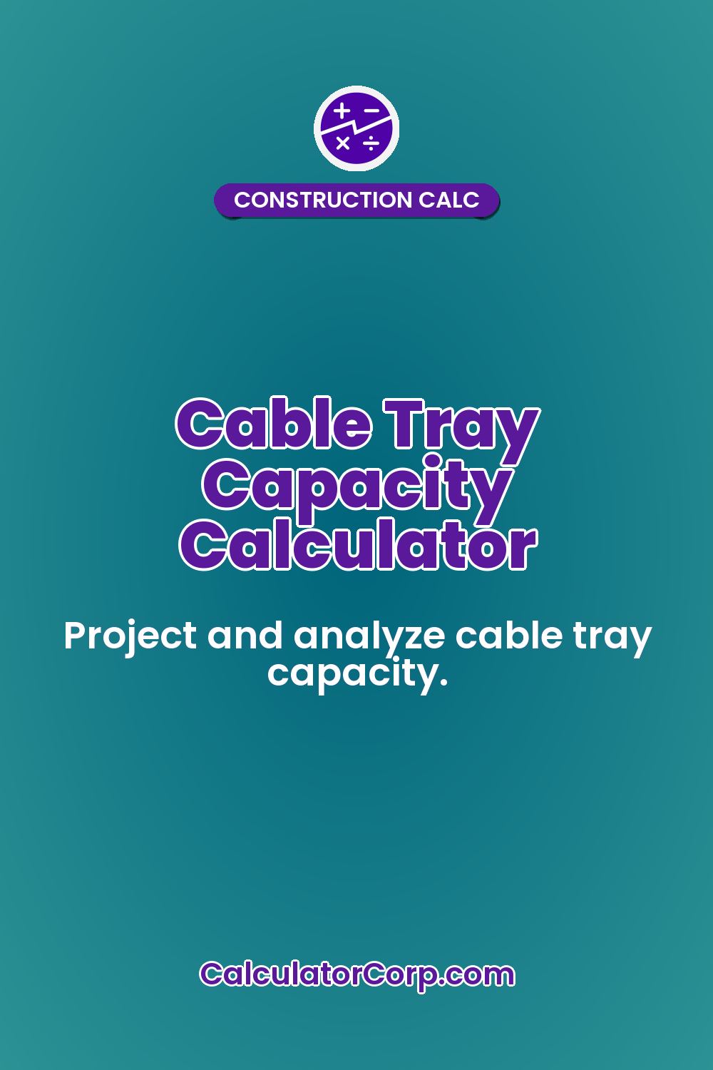 Cable Tray Capacity Calculator