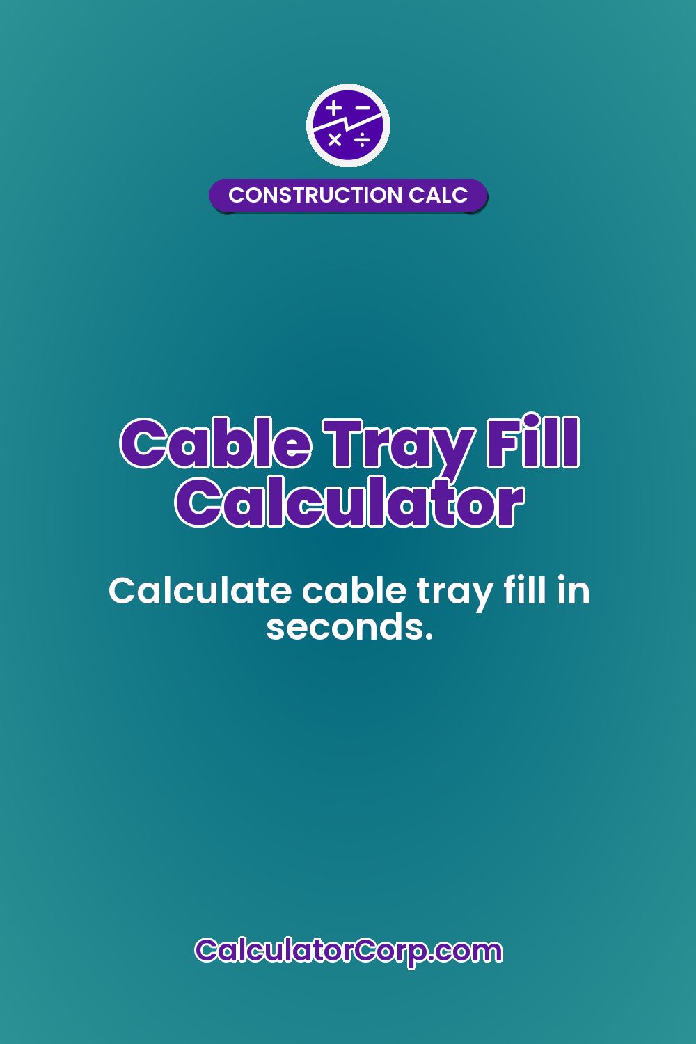Cable Tray Fill Calculator