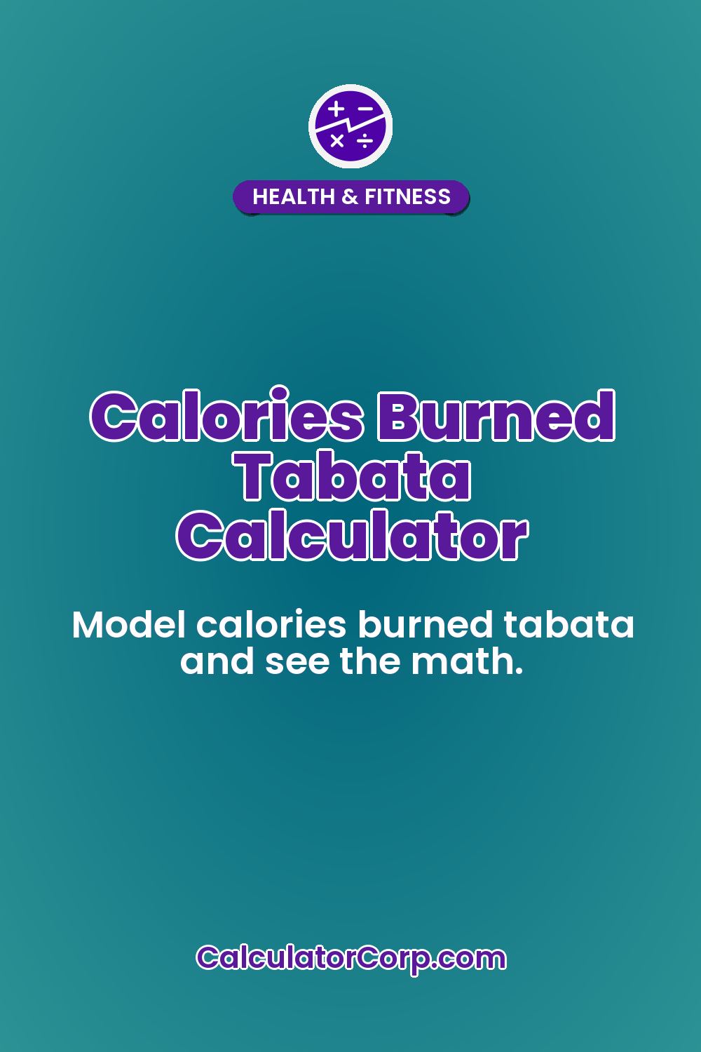 Calories Burned Tabata Calculator