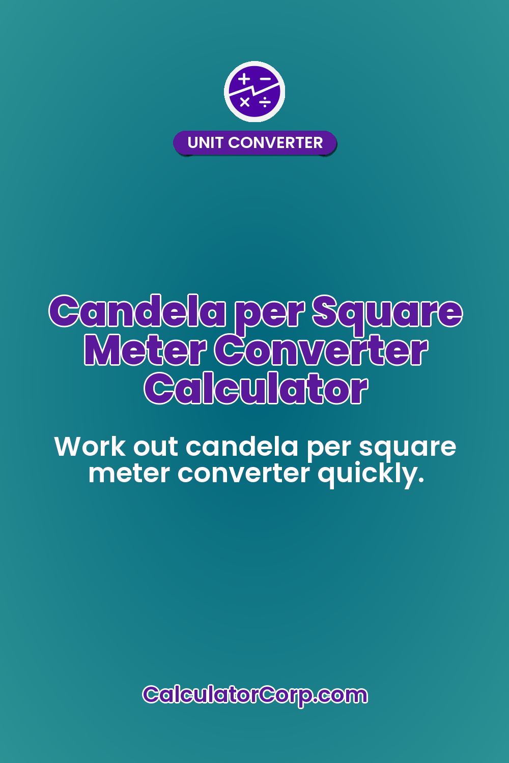 Candela per Square Meter Converter Calculator