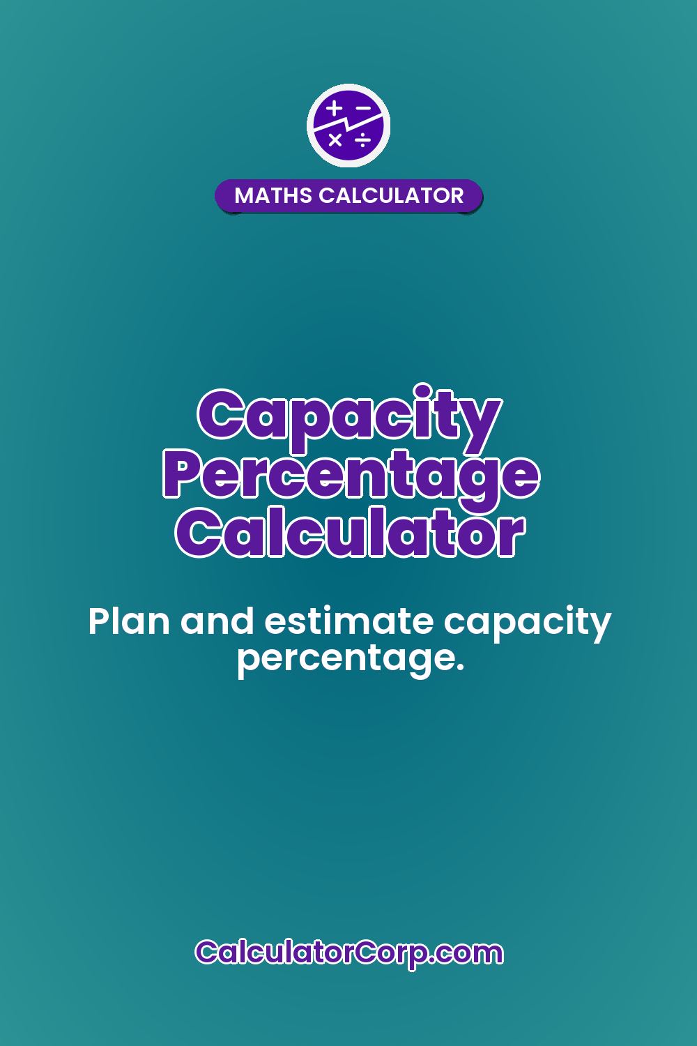 Capacity Percentage Calculator