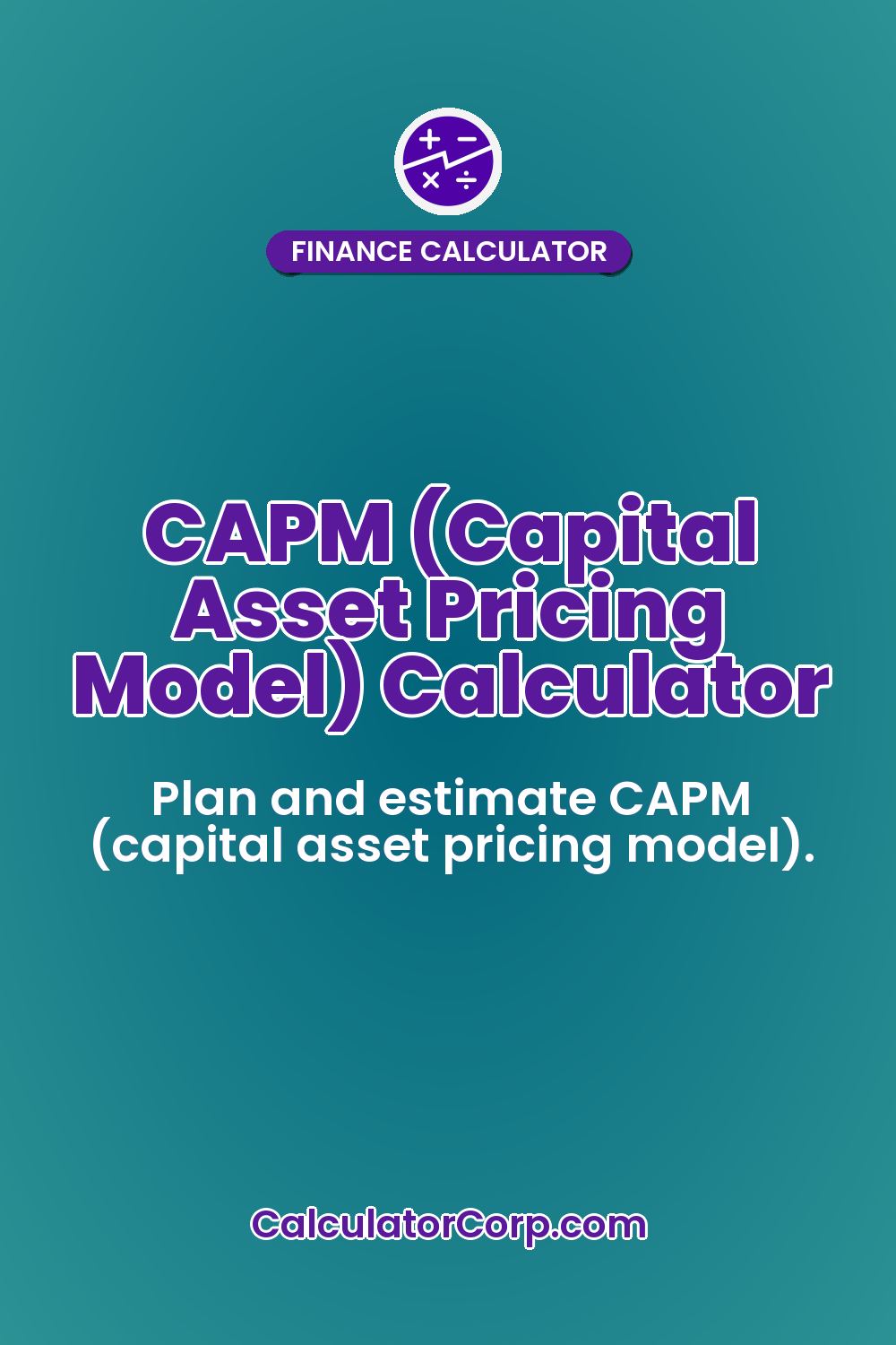 CAPM (Capital Asset Pricing Model) Calculator
