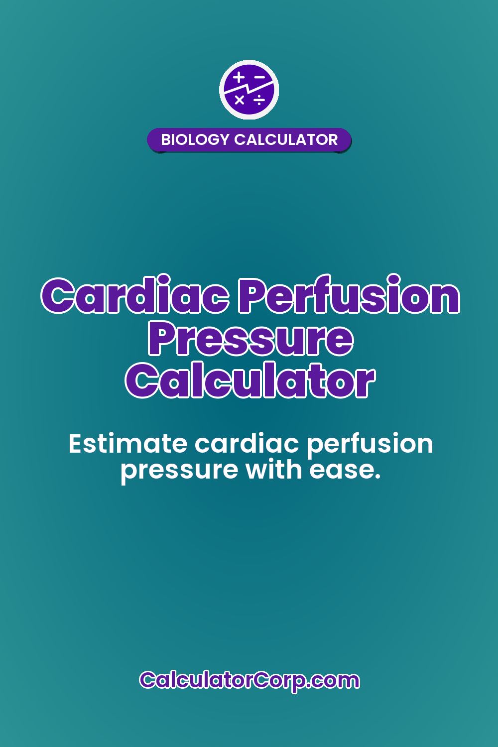 Cardiac Perfusion Pressure Calculator