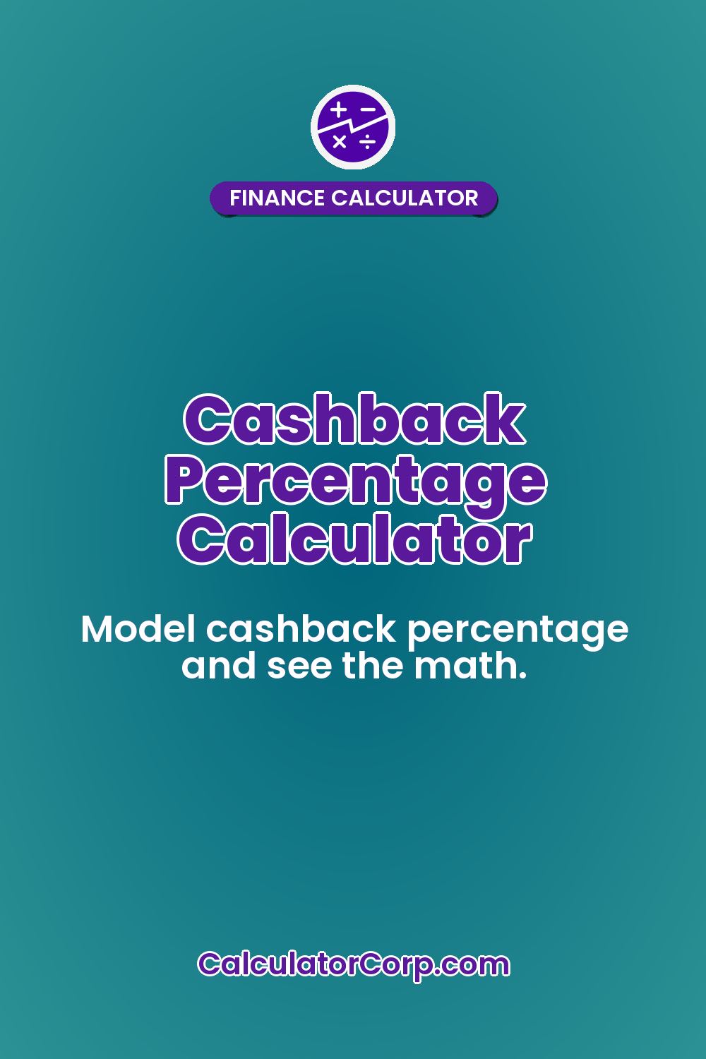 Cashback Percentage Calculator