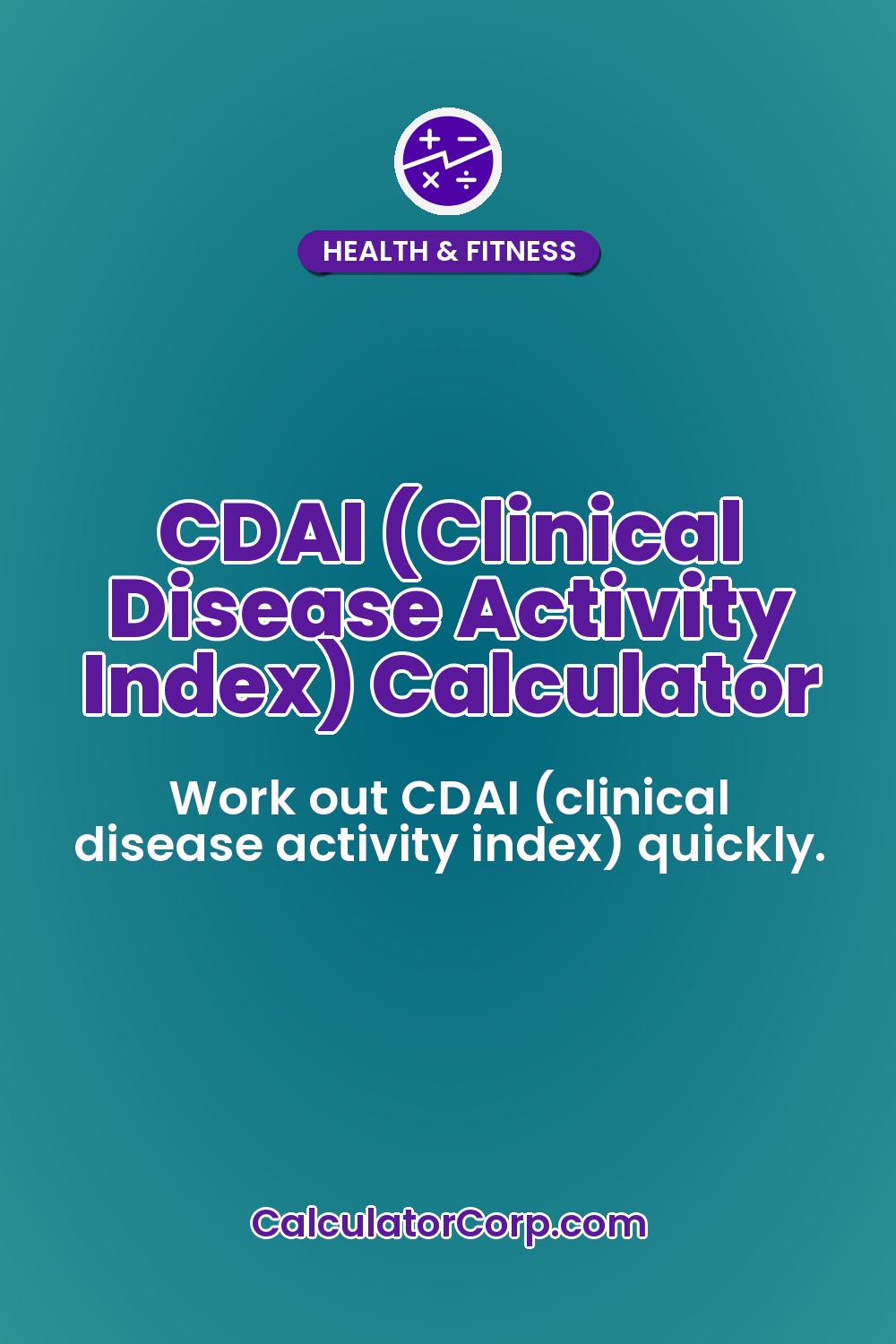CDAI (Clinical Disease Activity Index) Calculator