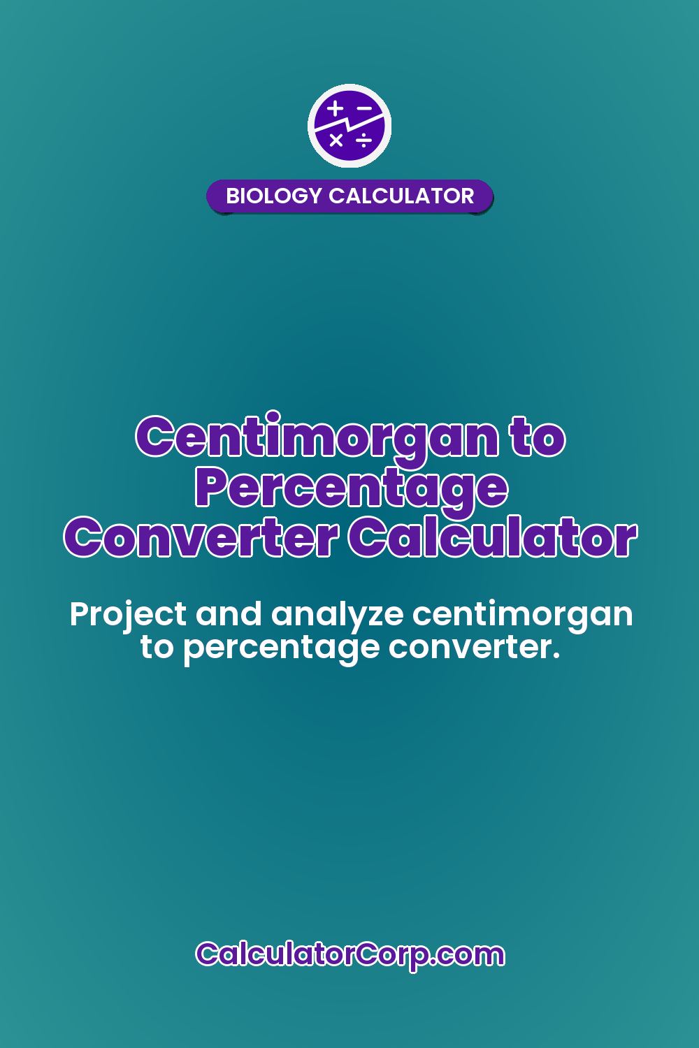 Centimorgan to Percentage Converter Calculator