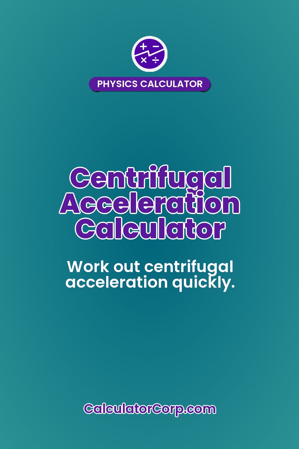 Centrifugal Acceleration Calculator