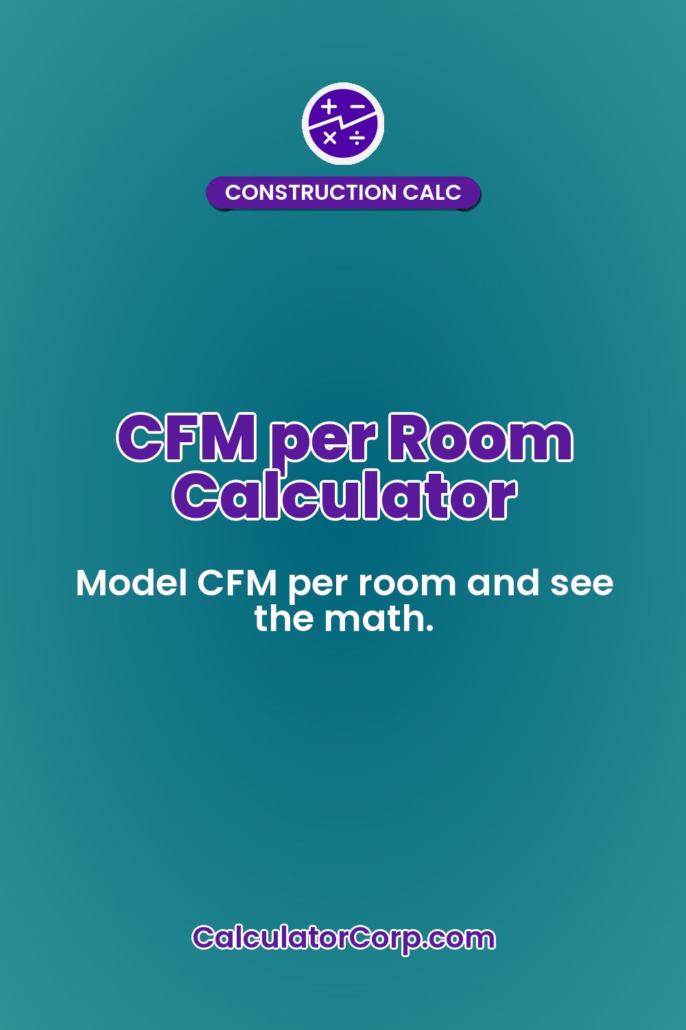 CFM per Room Calculator