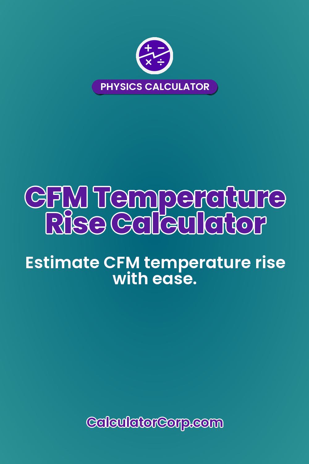 CFM Temperature Rise Calculator