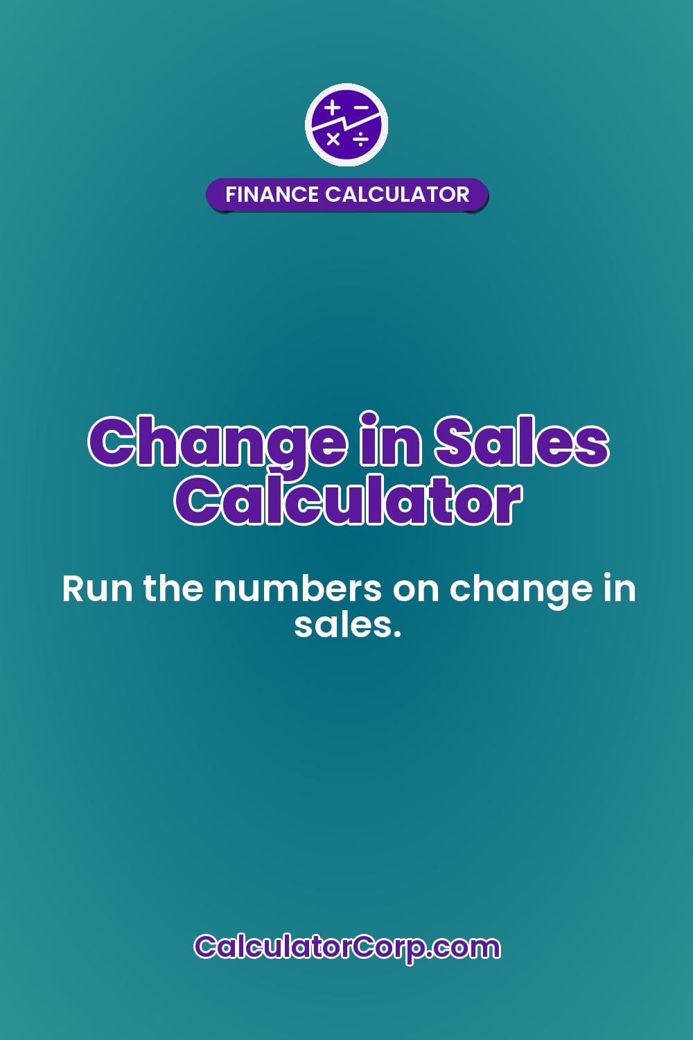 Change in Sales Calculator
