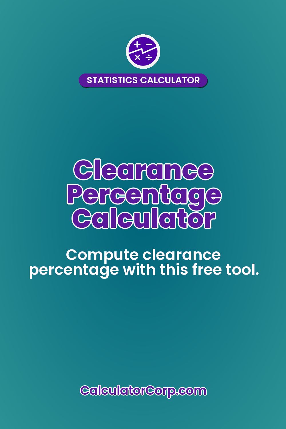 Clearance Percentage Calculator