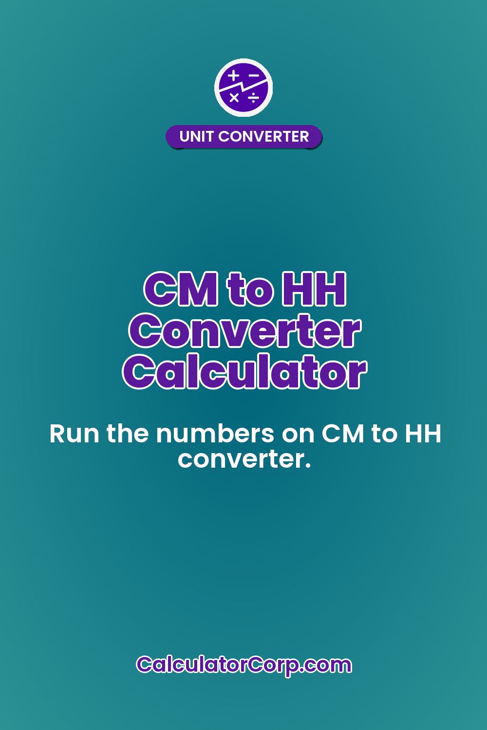 CM to HH Converter Calculator
