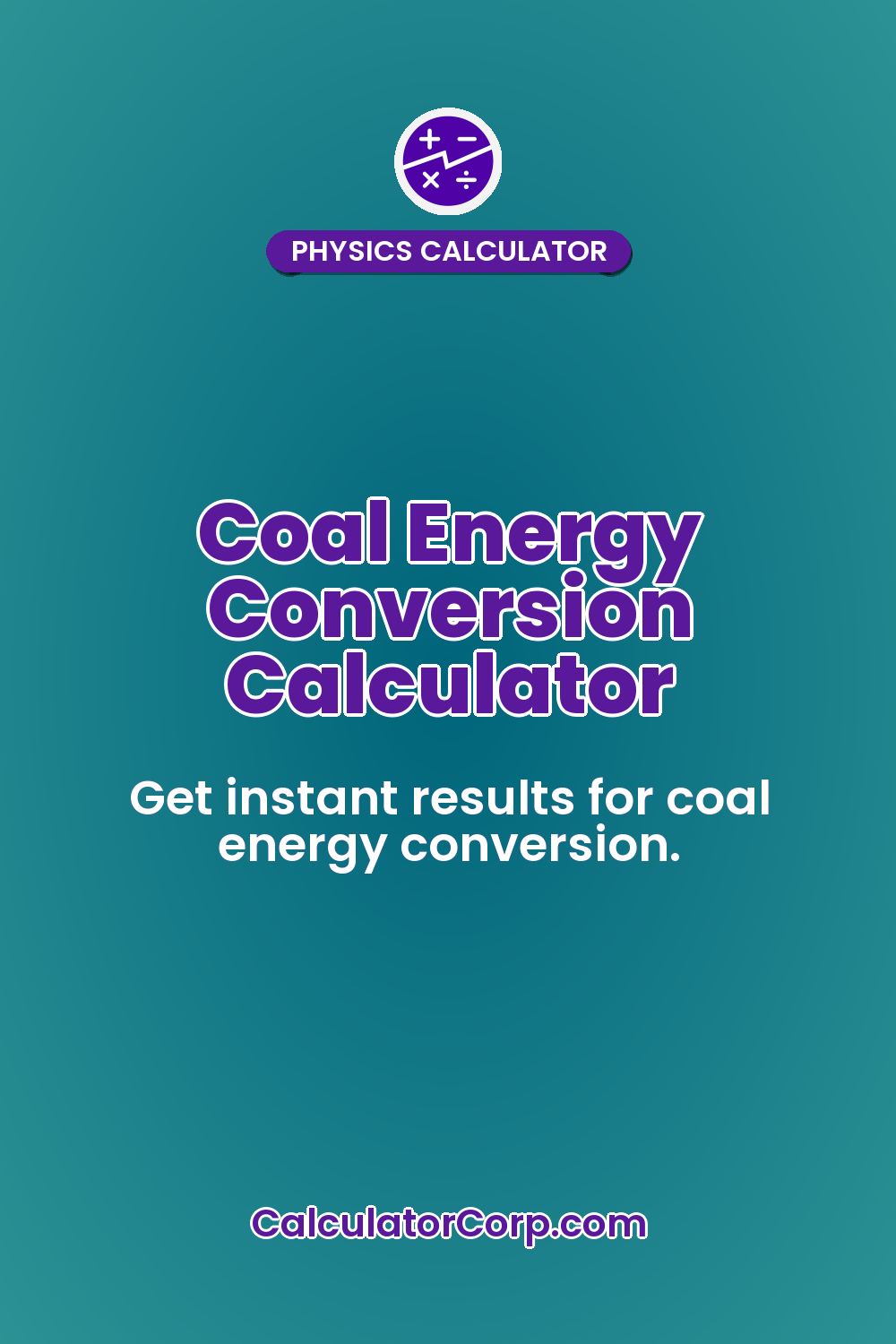 Coal Energy Conversion Calculator