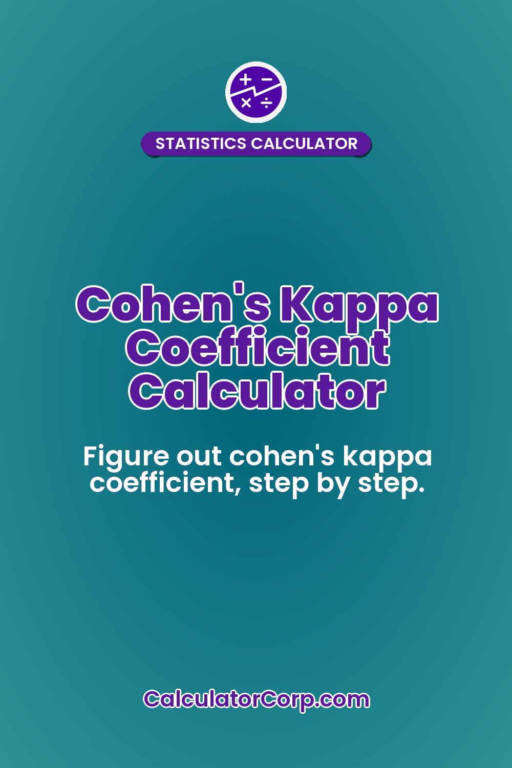 Cohen's Kappa Coefficient Calculator