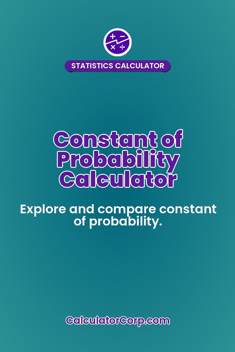 Constant of Probability Calculator