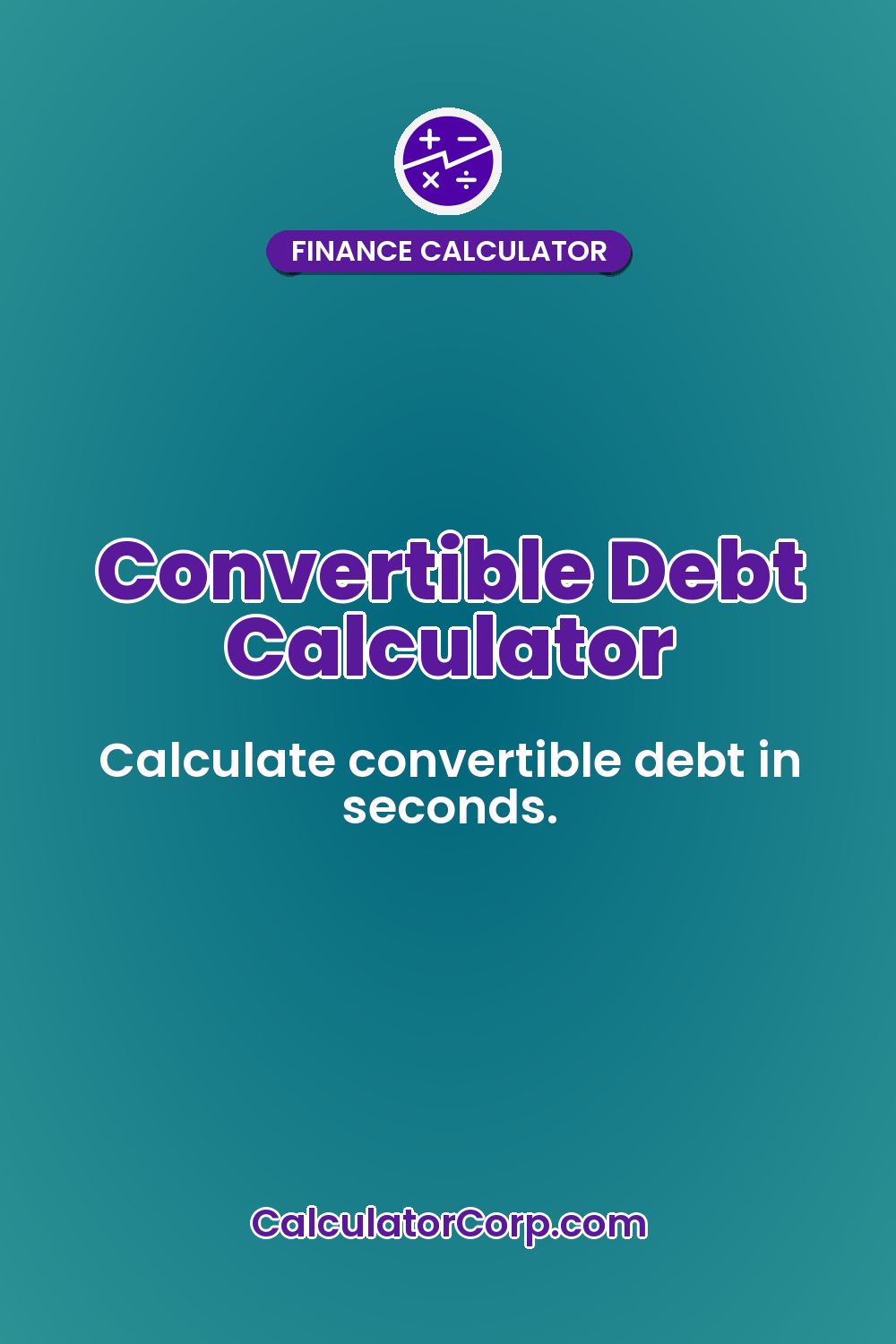 Convertible Debt Calculator