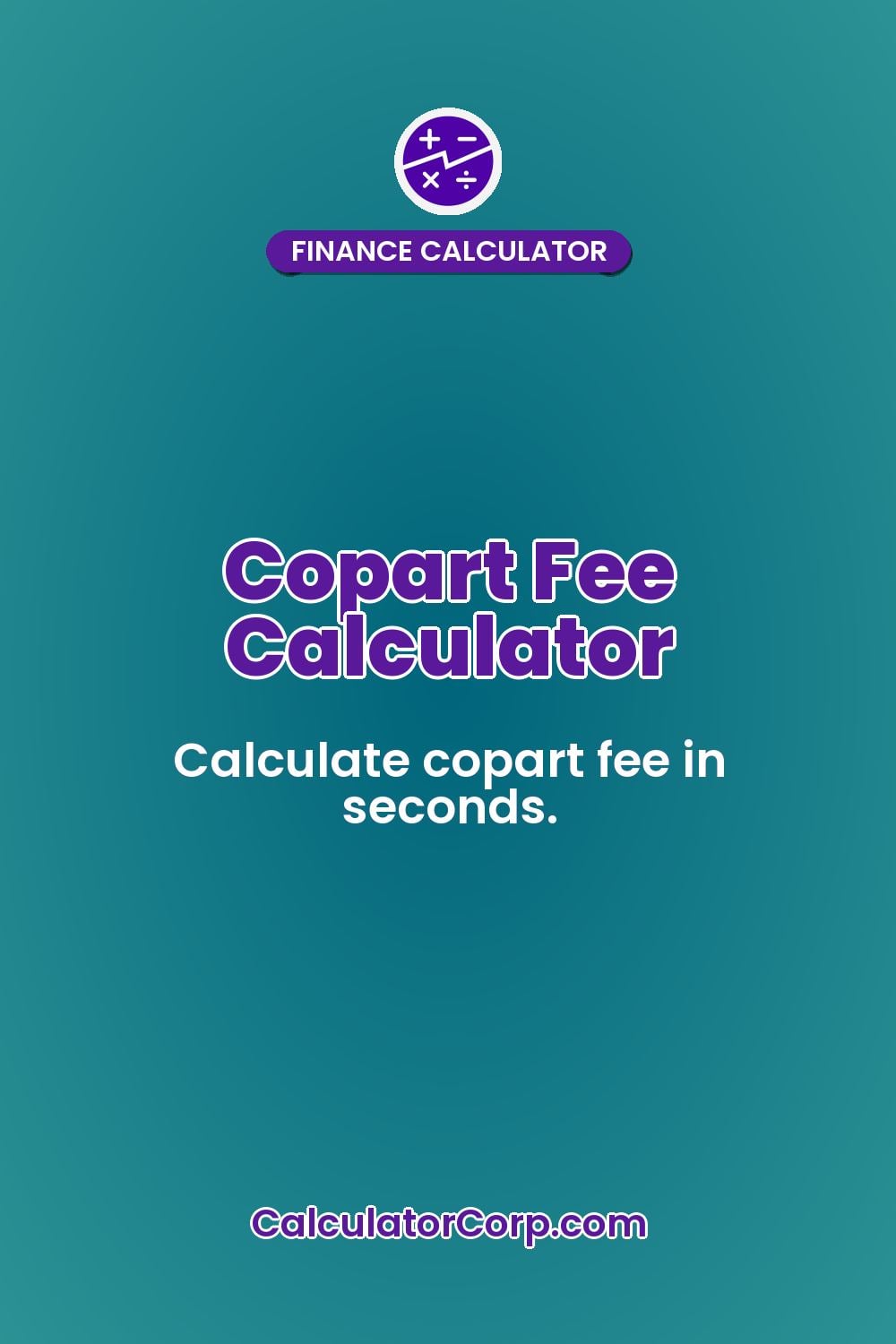 Copart Fee Calculator