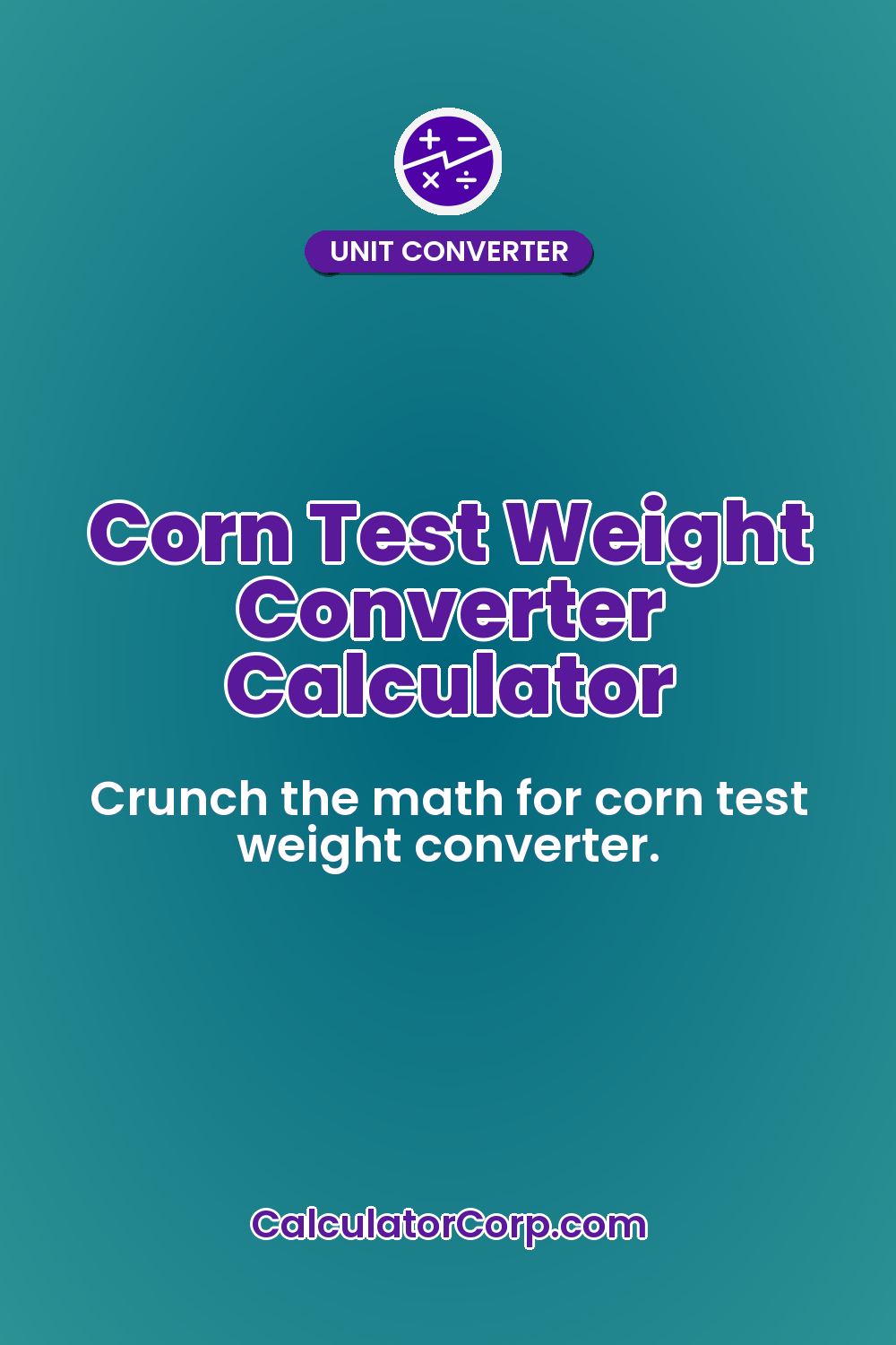 Corn Test Weight Converter Calculator