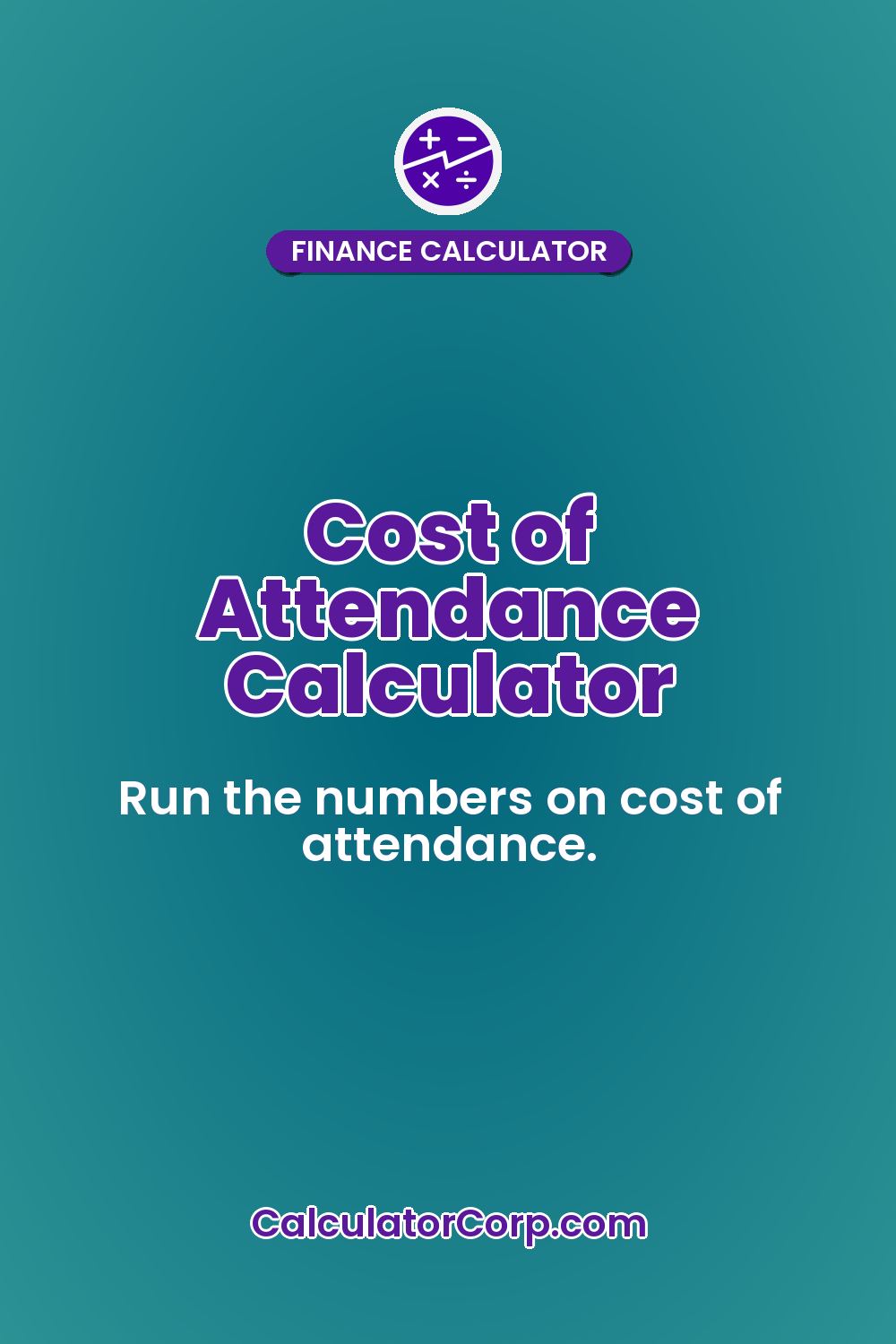 Cost of Attendance Calculator