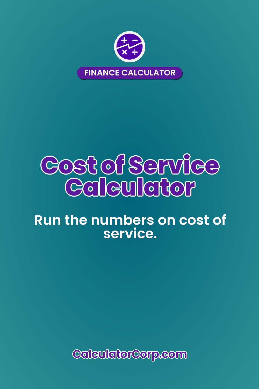 Cost of Service Calculator