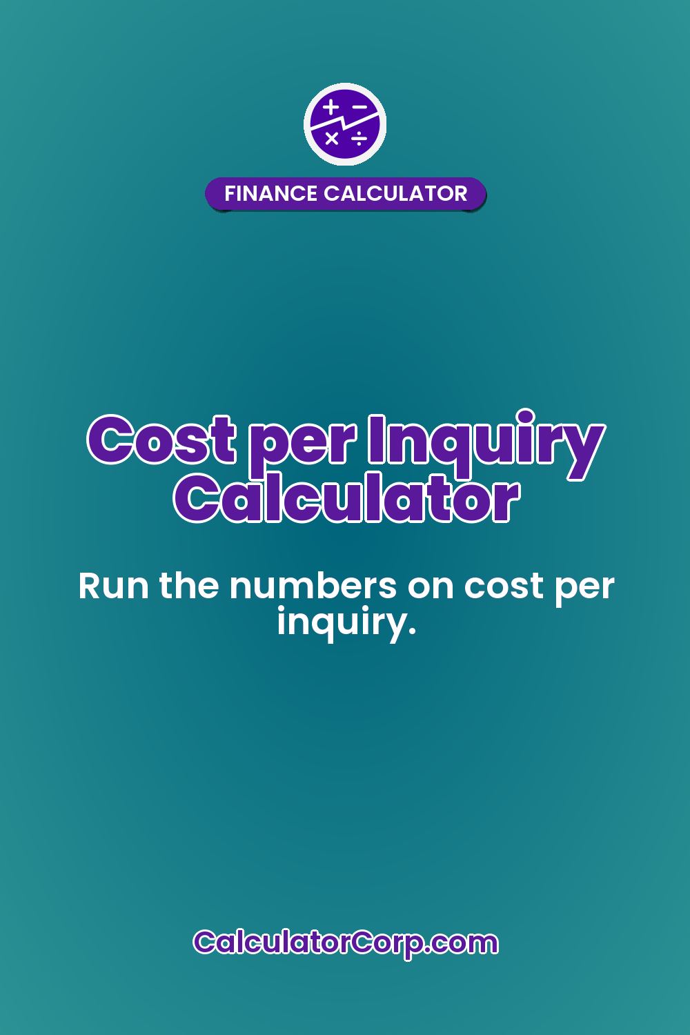 Cost per Inquiry Calculator