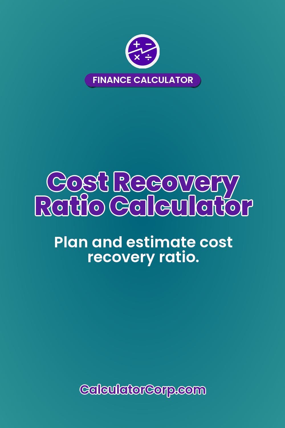 Cost Recovery Ratio Calculator