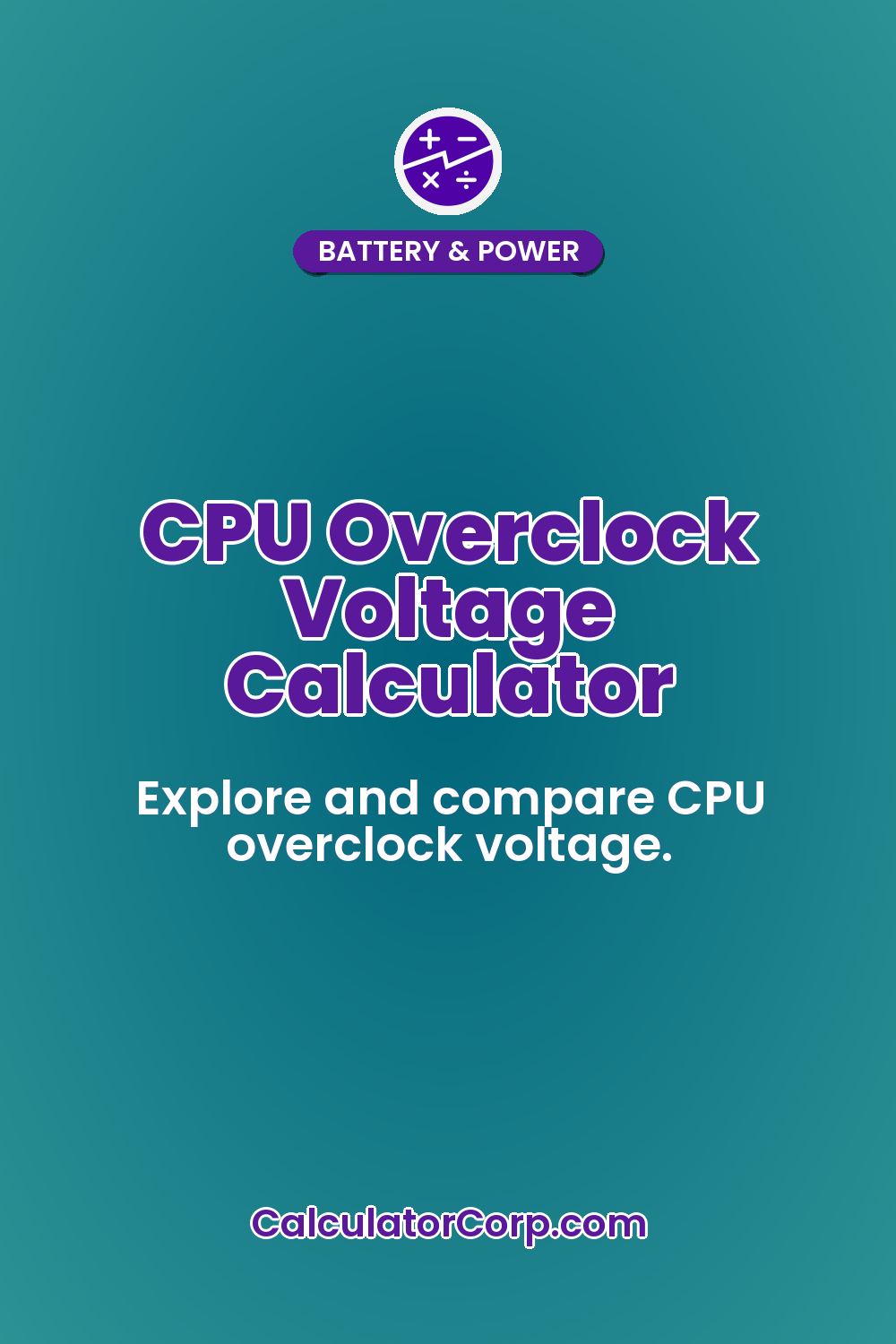 CPU Overclock Voltage Calculator