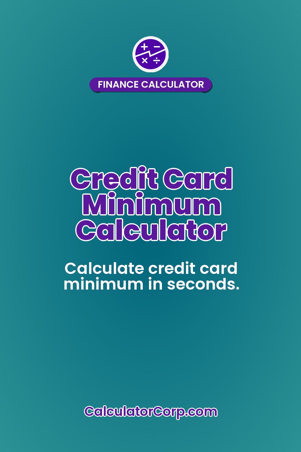 Credit Card Minimum Calculator