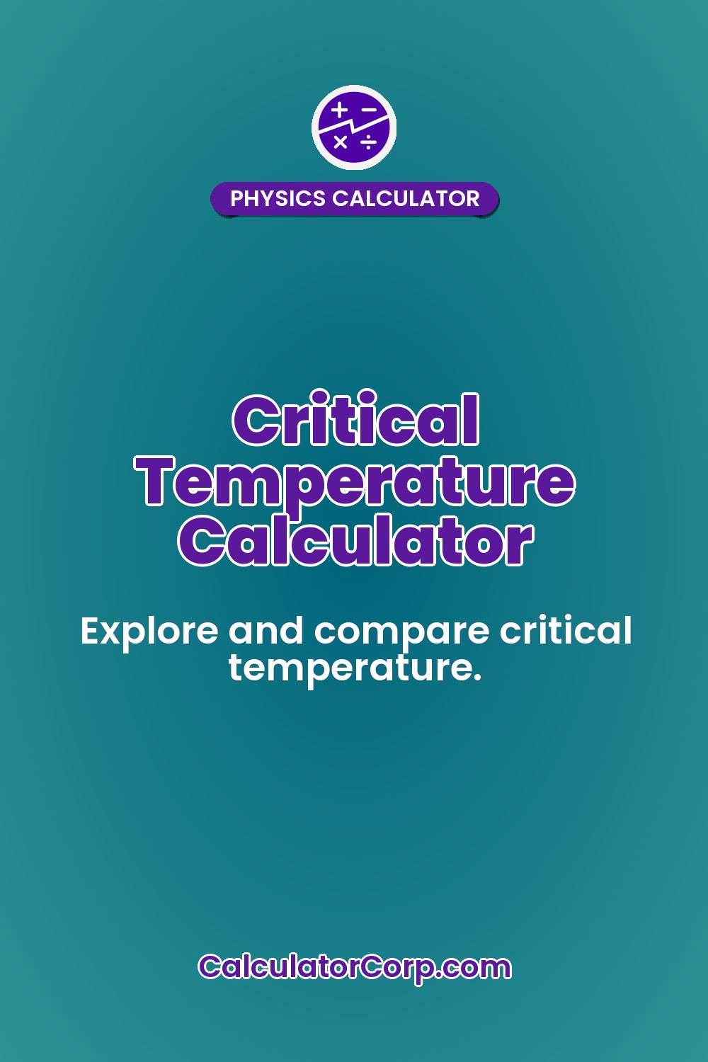 Critical Temperature Calculator