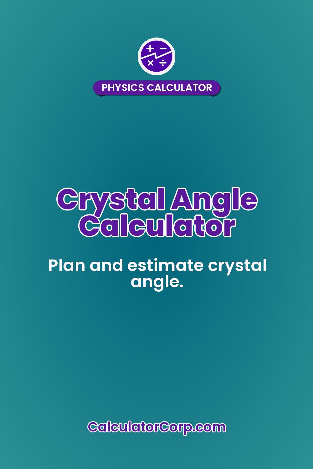 Crystal Angle Calculator