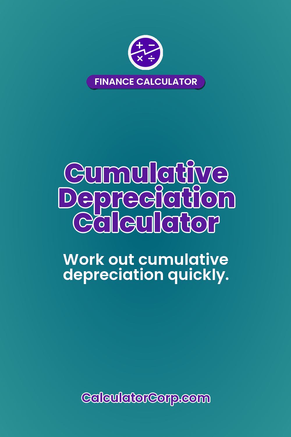 Cumulative Depreciation Calculator