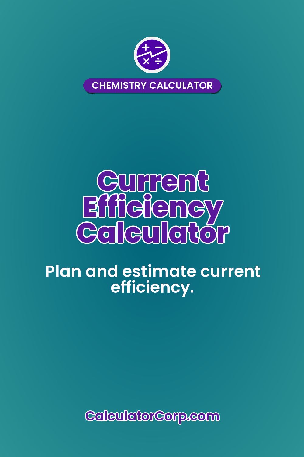 Current Efficiency Calculator