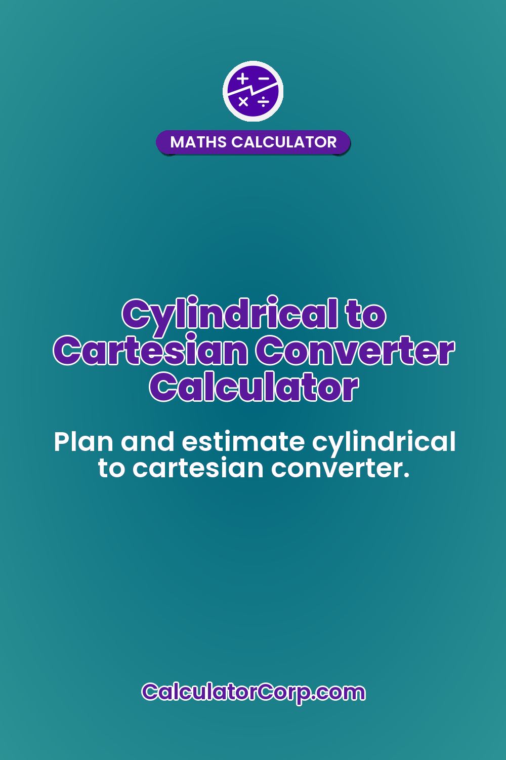 Cylindrical to Cartesian Converter Calculator
