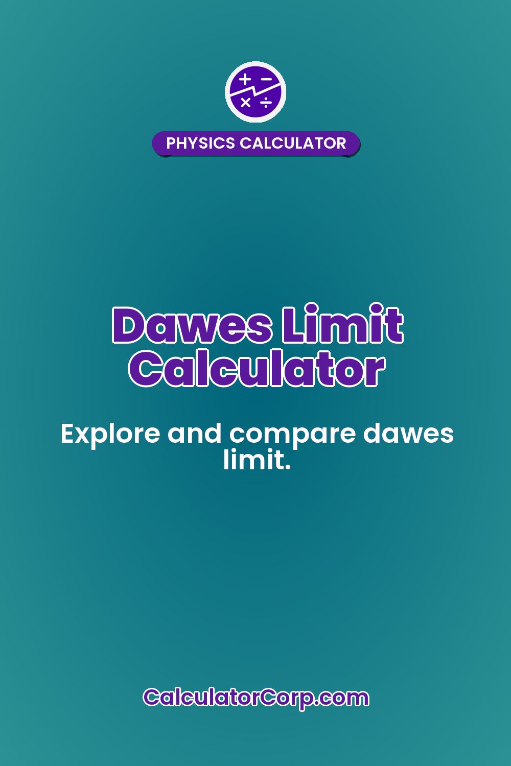 Dawes Limit Calculator