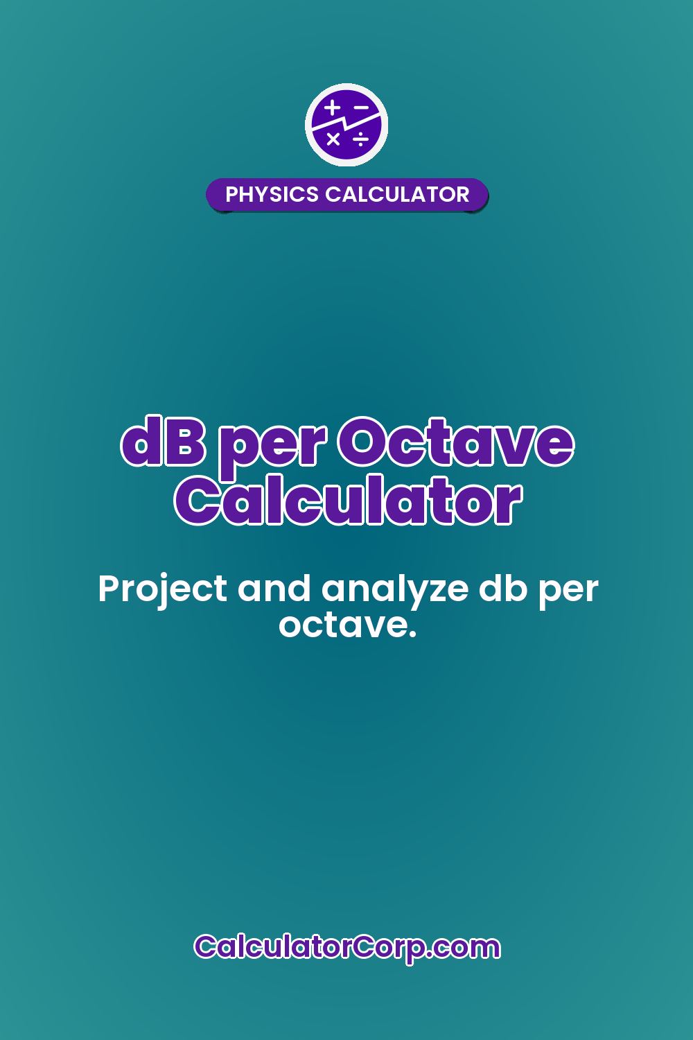 dB per Octave Calculator