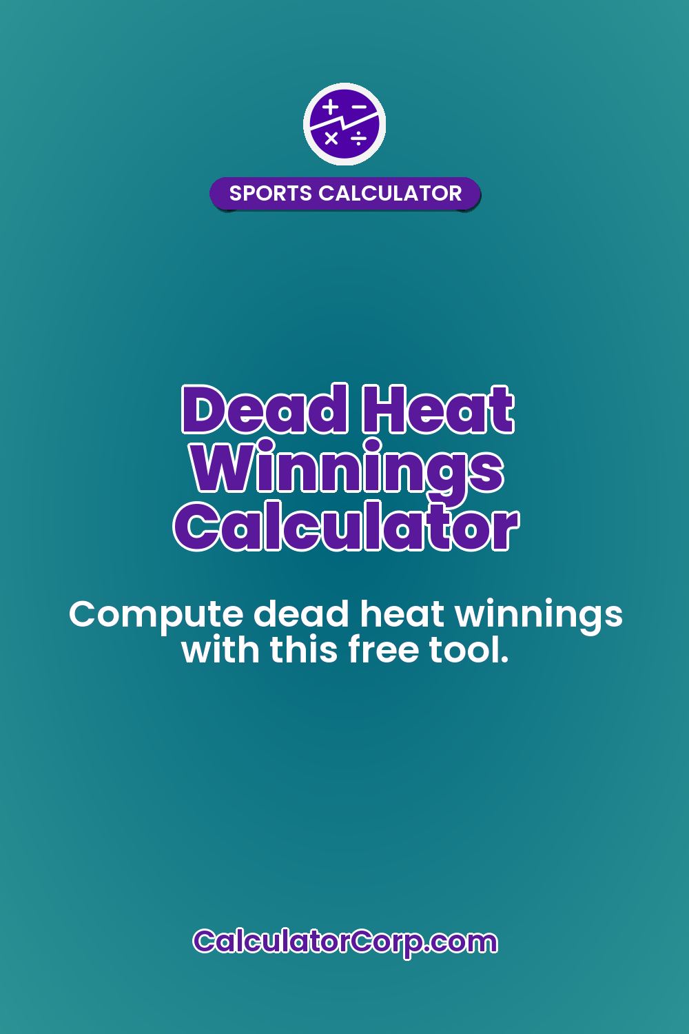 Dead Heat Winnings Calculator