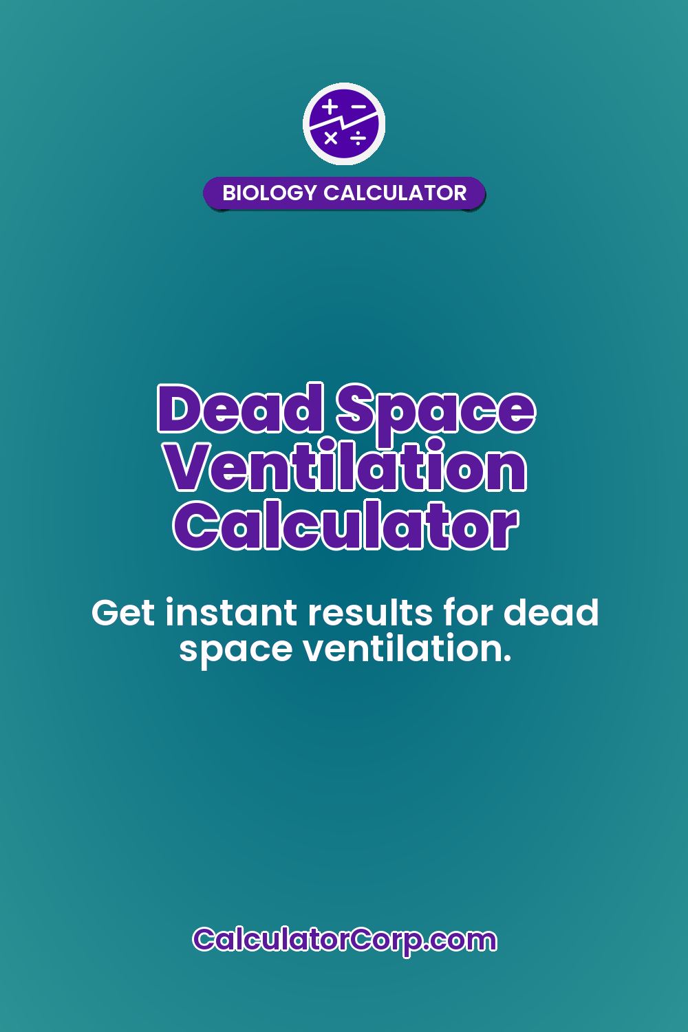 Dead Space Ventilation Calculator