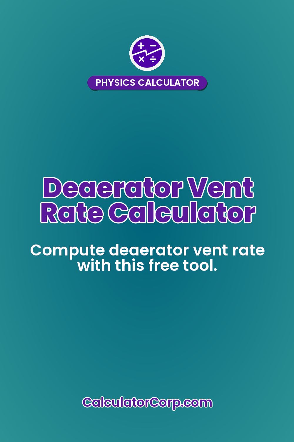 Deaerator Vent Rate Calculator