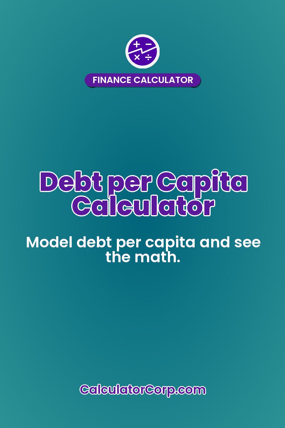 Debt per Capita Calculator