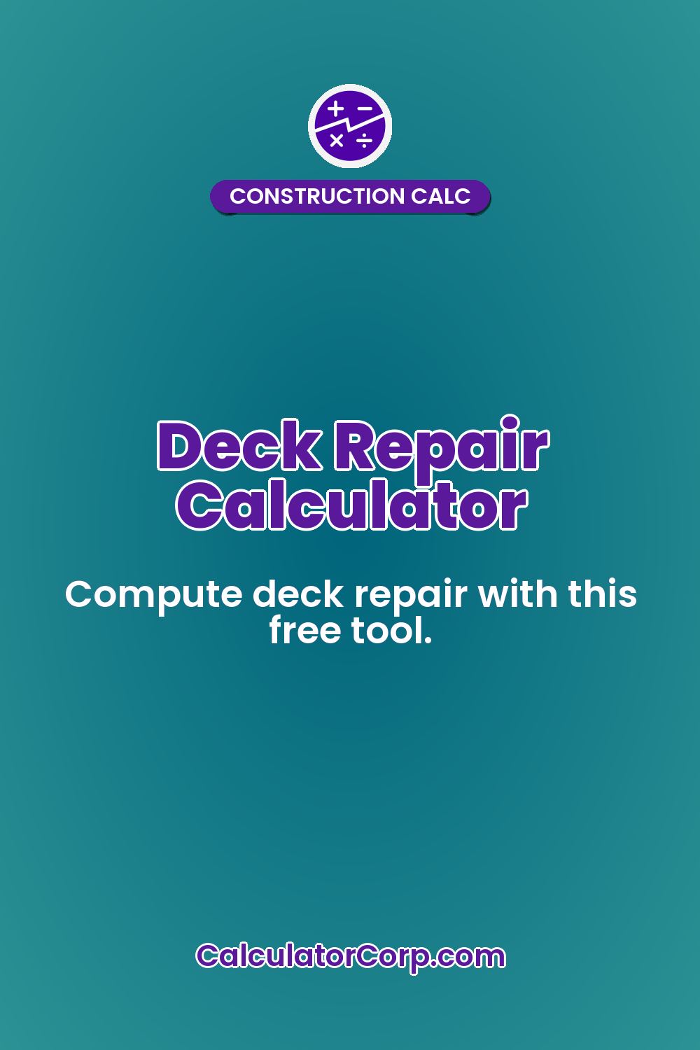 Deck Repair Calculator