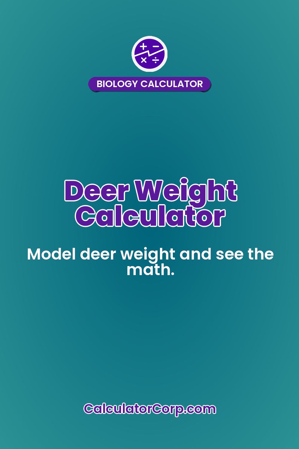 Deer Weight Calculator