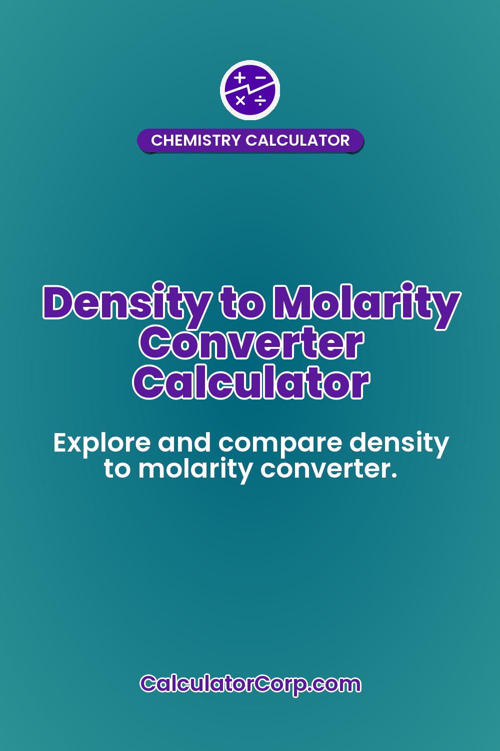 Density to Molarity Converter Calculator