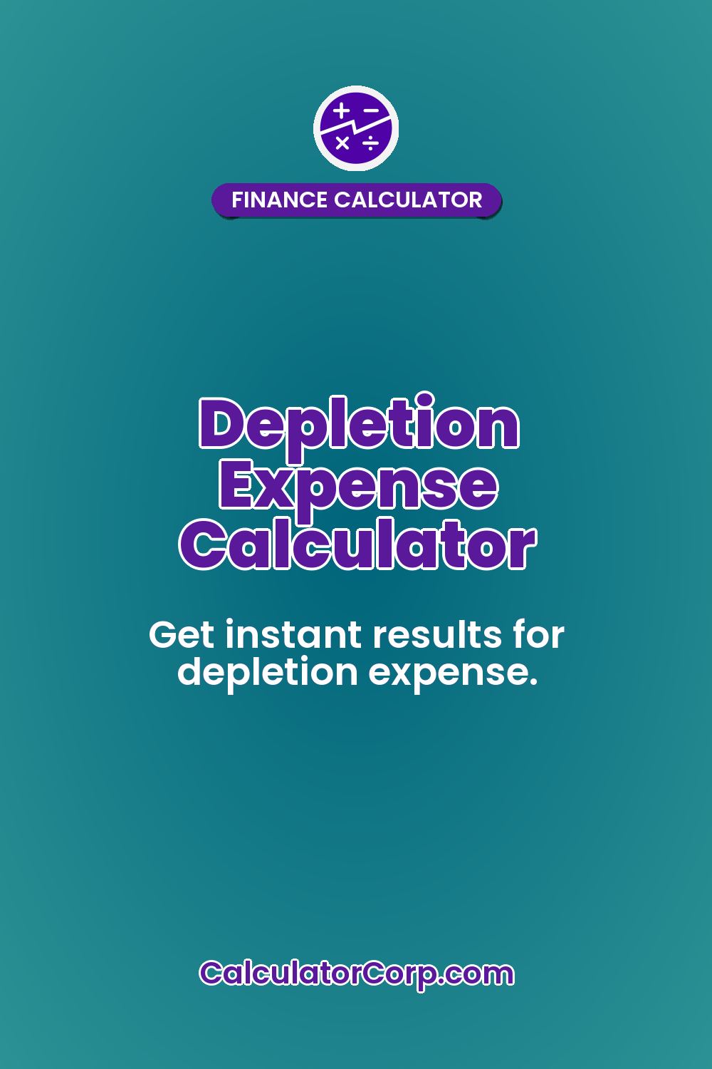 Depletion Expense Calculator